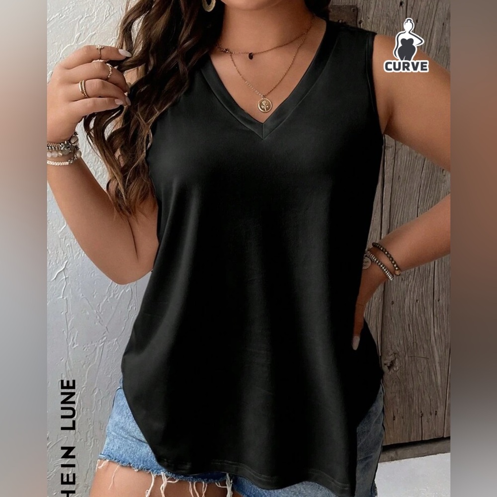 V-neck tank